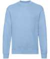 SS9 622020 Fruit of the Loom Classic Drop Shoulder Sweatshirt sky blue colour image